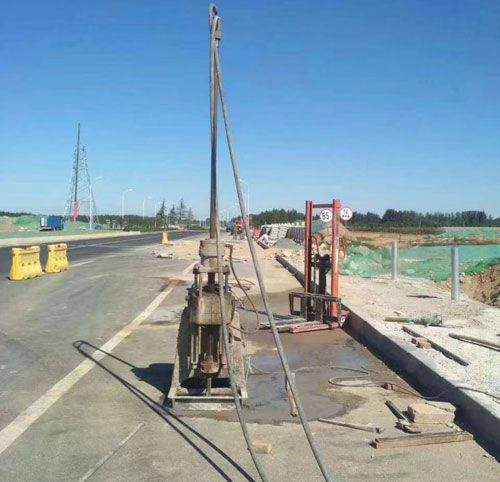 始兴公路高聚物注浆加固